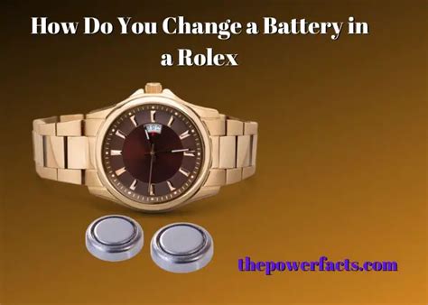 what battery does rolex use|how to replace Rolex battery.